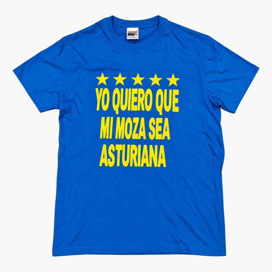 Camiseta oficial BLOUK · Mi moza asturiana
