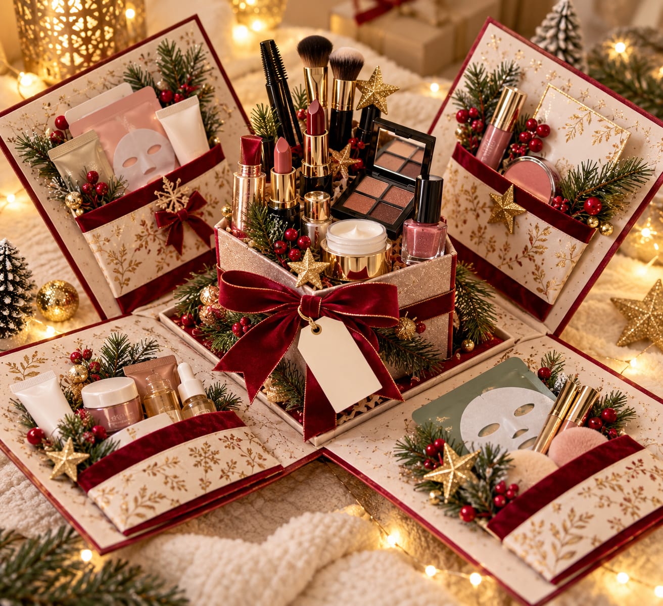 Caja explosiva de maquillaje